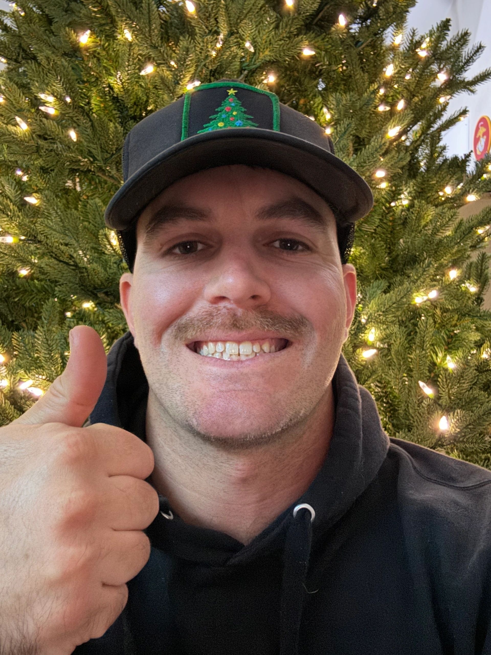 Holiday light install