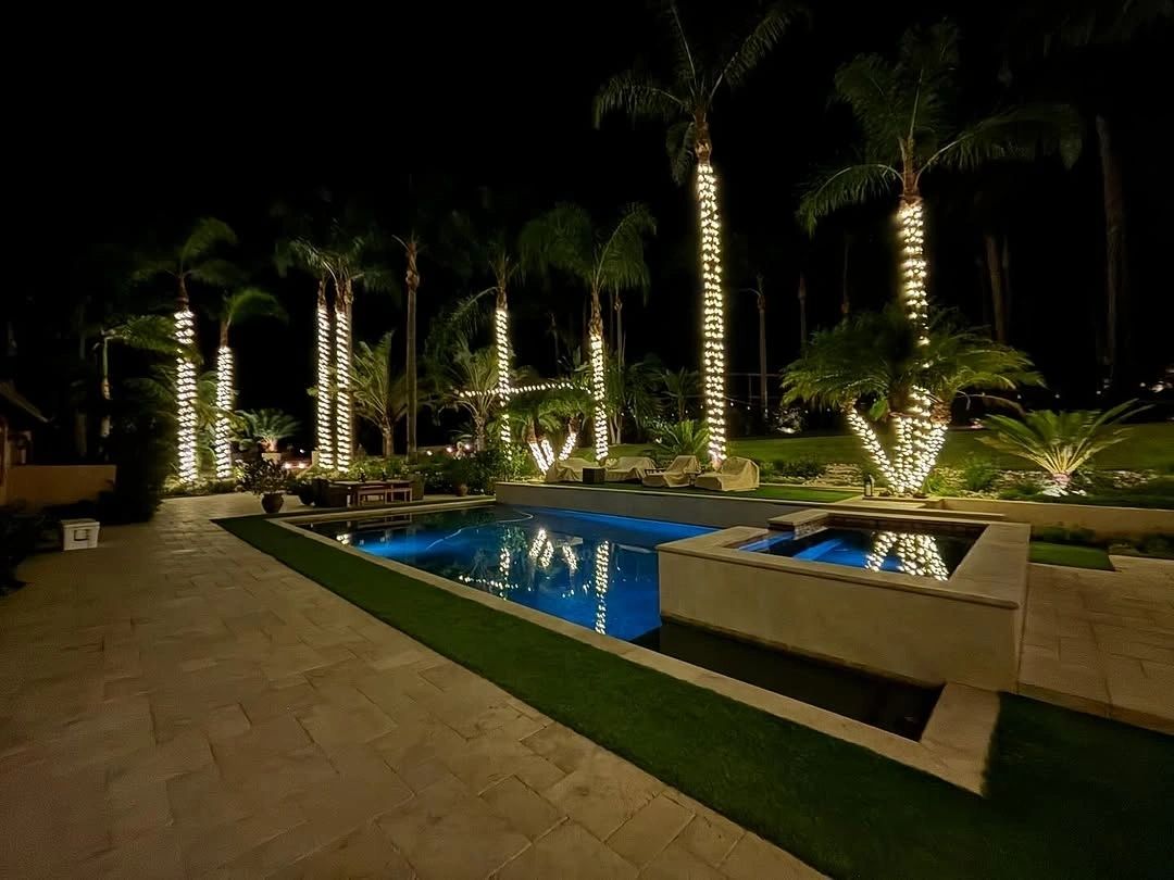 Holiday light install